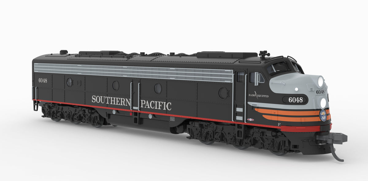 Broadway Limited Imports 10300 N EMD E9A, SP 6048, Black Widow Scheme, Paragon4 Sound/DC/DCC, N - view 7