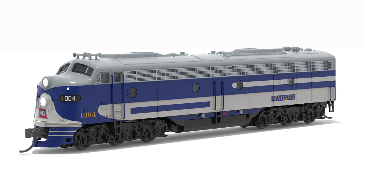 Broadway Limited Imports 10306 N EMD E8A, WAB 1004, Bluebird Paint Scheme, No-Sound / DCC-Ready, N