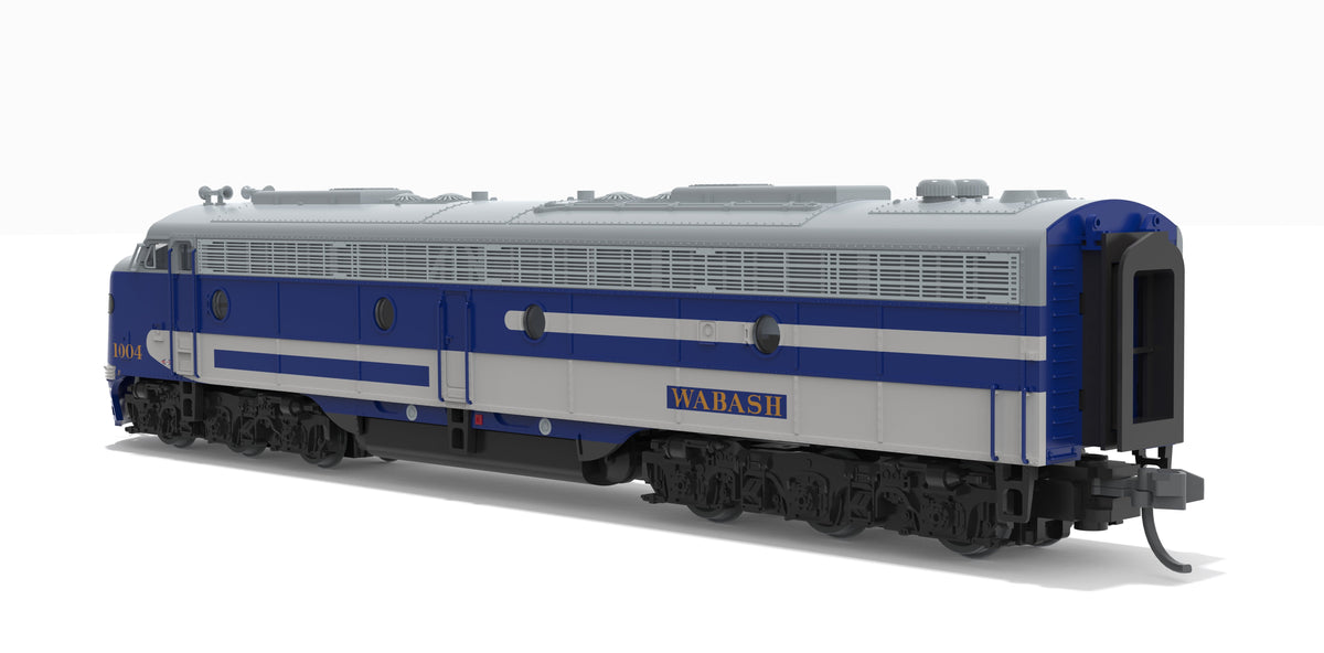 Broadway Limited Imports 10305 N EMD E8A, WAB 1007, Bluebird Paint Scheme, Paragon4 Sound/DC/DCC, N - view 4