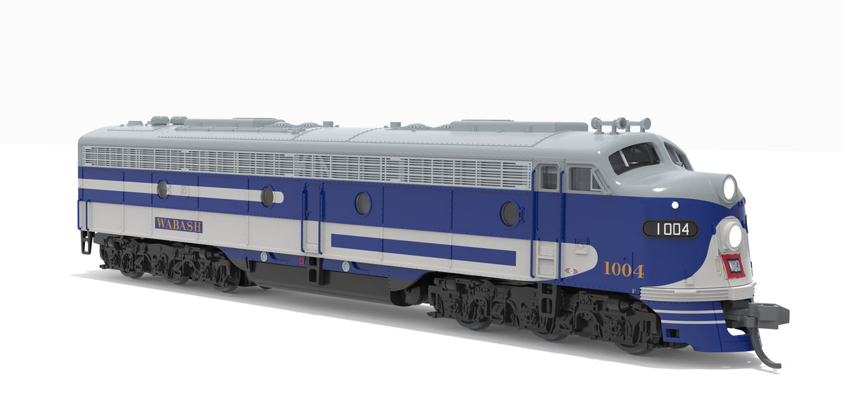 Broadway Limited Imports 10305 N EMD E8A, WAB 1007, Bluebird Paint Scheme, Paragon4 Sound/DC/DCC, N - view 7