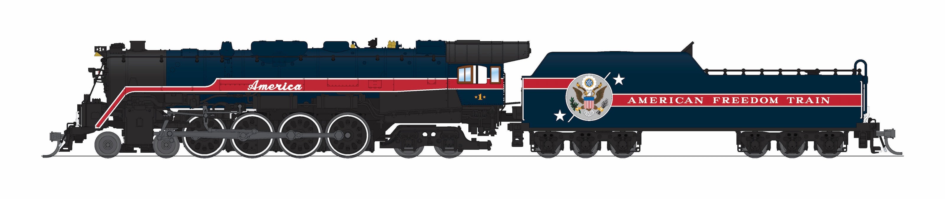 BLI 10324 N T1 4-8-4 RDG - roof and exhaust detail