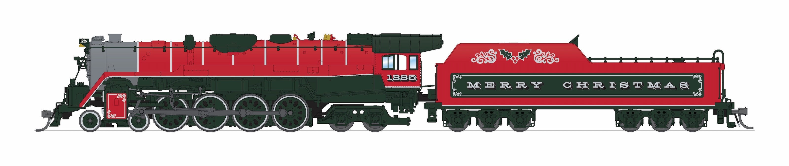 BLI 10331 N T1 4-8-4 RDG - roof and exhaust detail