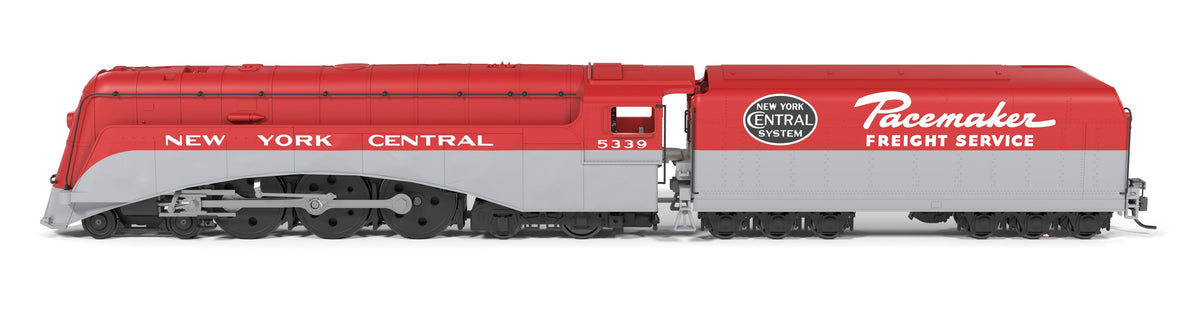 Broadway Limited Imports 10340 HO Commodore Vanderbilt, NYC 5339, Pacemaker Red Fantasy Paint, Paragon4 Sound/DC/DCC, w/ Smoke, HO - view 2