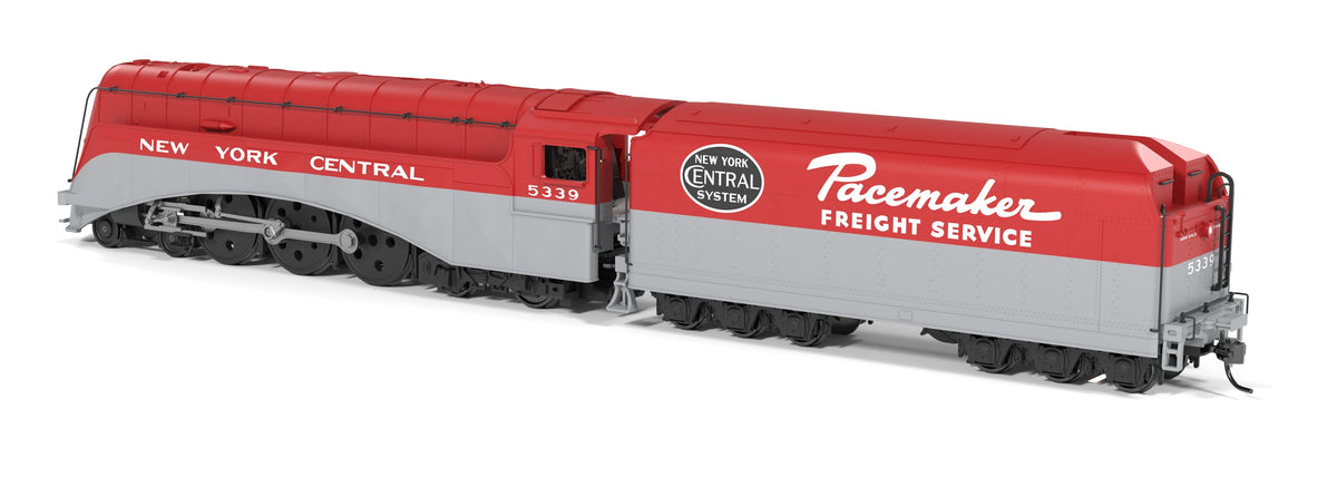 Broadway Limited Imports 10340 HO Commodore Vanderbilt, NYC 5339, Pacemaker Red Fantasy Paint, Paragon4 Sound/DC/DCC, w/ Smoke, HO - view 3