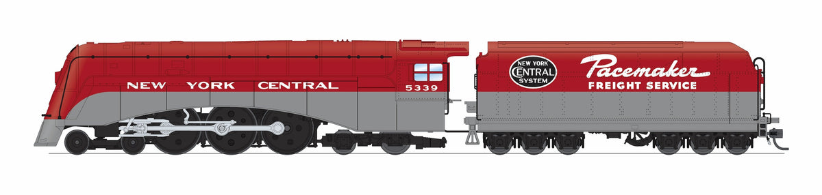 Broadway Limited Imports 10341 HO Commodore Vanderbilt, NYC 5339, Pacemaker Red Fantasy Paint, No-Sound / DCC-Ready, HO - view 7