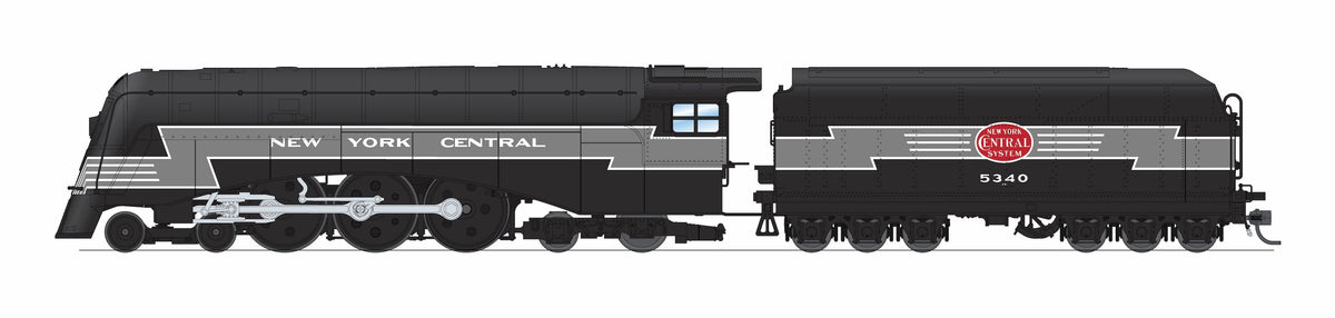 Broadway Limited Imports 10342 HO Commodore Vanderbilt, NYC 5340, Lightning Stripes Fantasy Paint, Paragon4 Sound/DC/DCC, w/ Smoke, HO - view 7