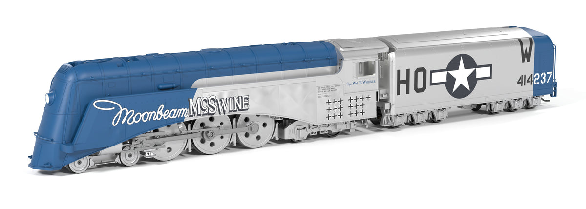 Broadway Limited Imports 10345 HO Commodore Vanderbilt, USAAF Fantasy Paint, "Moonbeam McSwine", No-Sound / DCC-Ready, HO