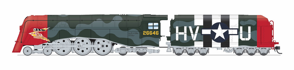 Broadway Limited Imports 10347 HO Commodore Vanderbilt, USAAF Fantasy Paint, HV-U 26646, No-Sound / DCC-Ready, HO - view 7