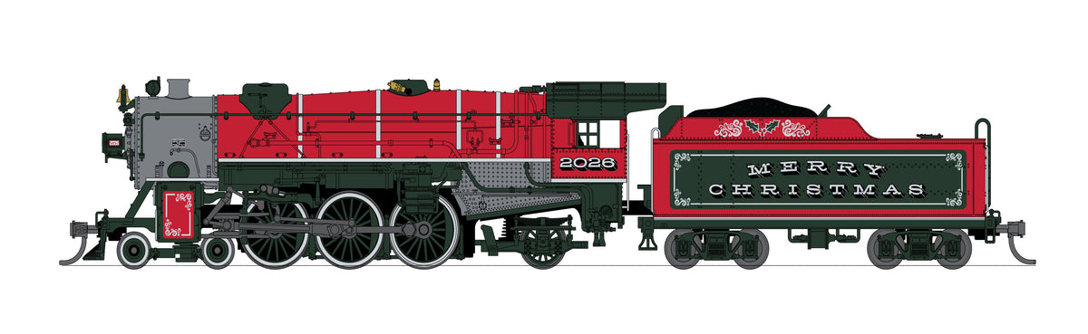 Broadway Limited Imports 10396 N Heavy Pacific 4-6-2, Christmas 2026, Paragon4 Sound/DC/DCC, N