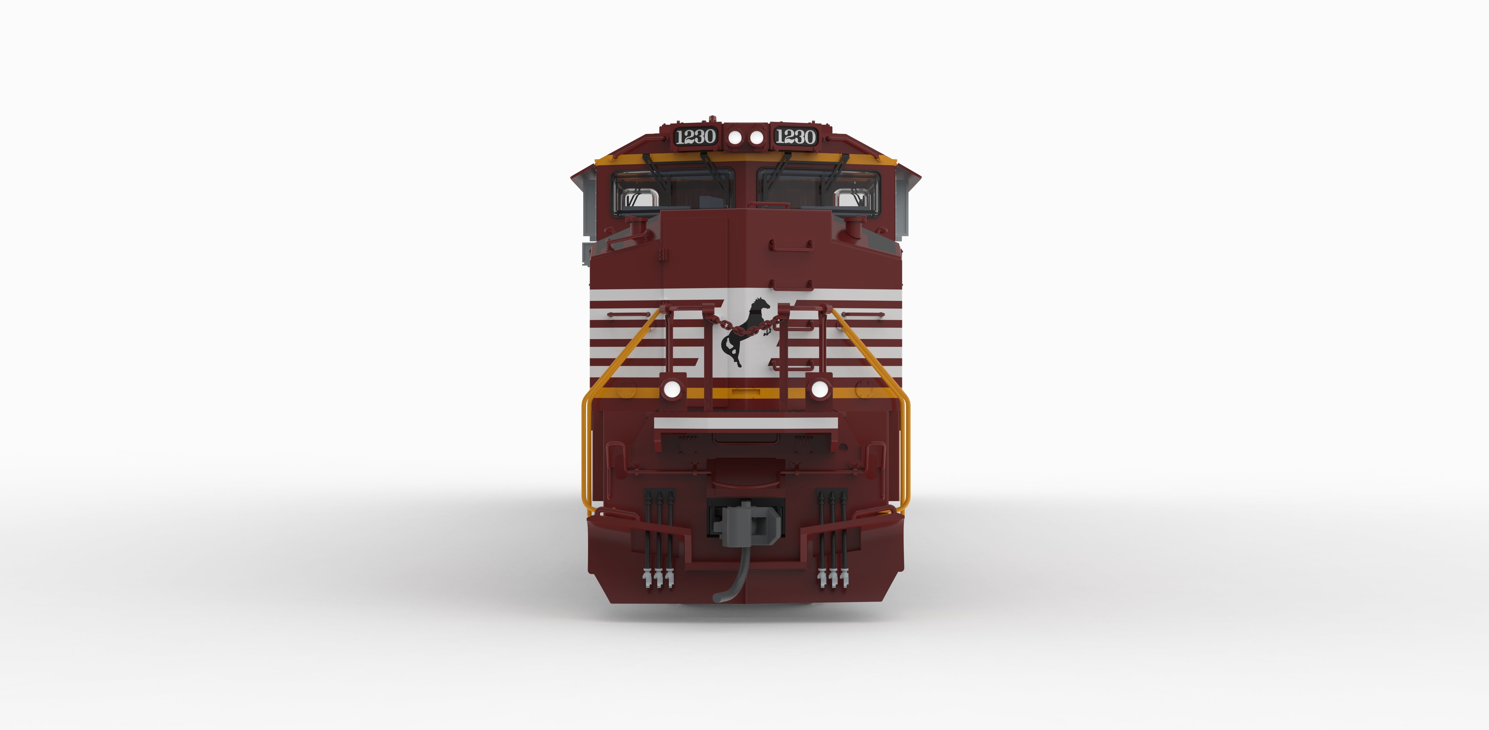 BLI 10435 HO SD70ACe NS 1230 - side profile view