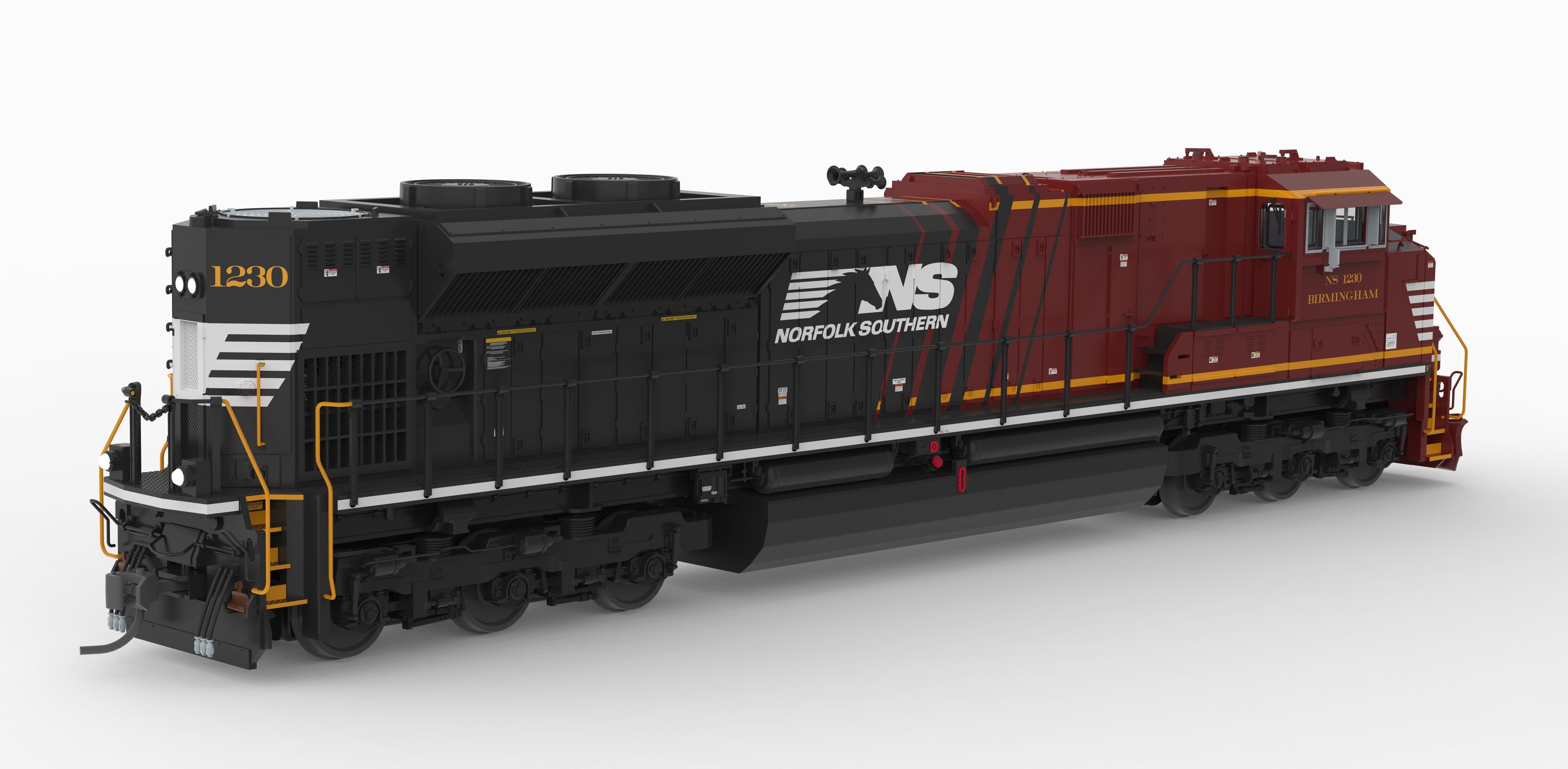 BLI 10435 HO SD70ACe NS 1230 - cab and engineer-side detail