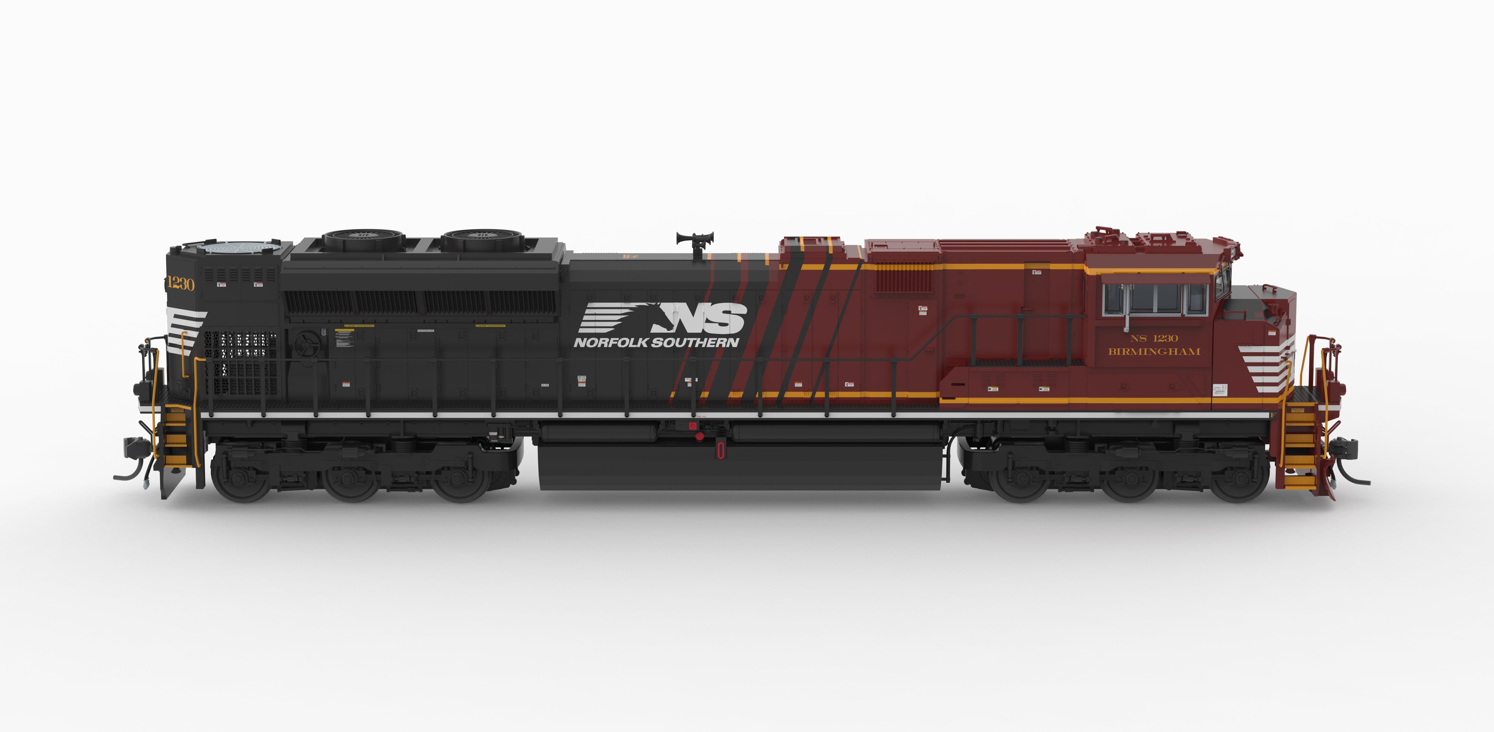 BLI 10437 HO SD70ACe NS 1230 - trucks and fuel tank