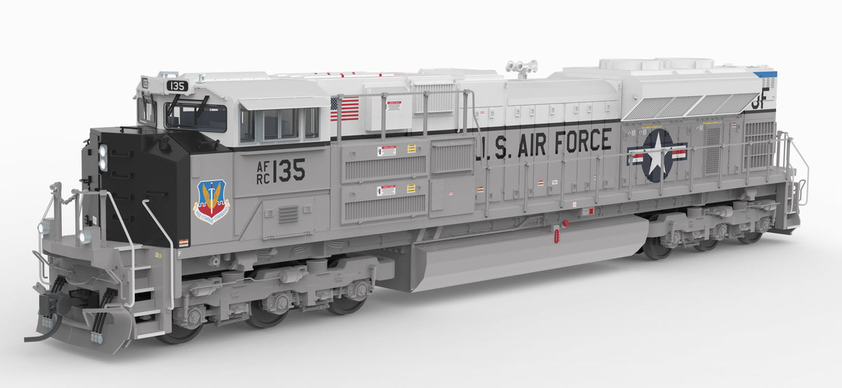 Broadway Limited Imports 10443 HO EMD SD70ACe, US Air Force #135 Fantasy Paint, Paragon4 Sound/DC/DCC, w/ Smoke, HO