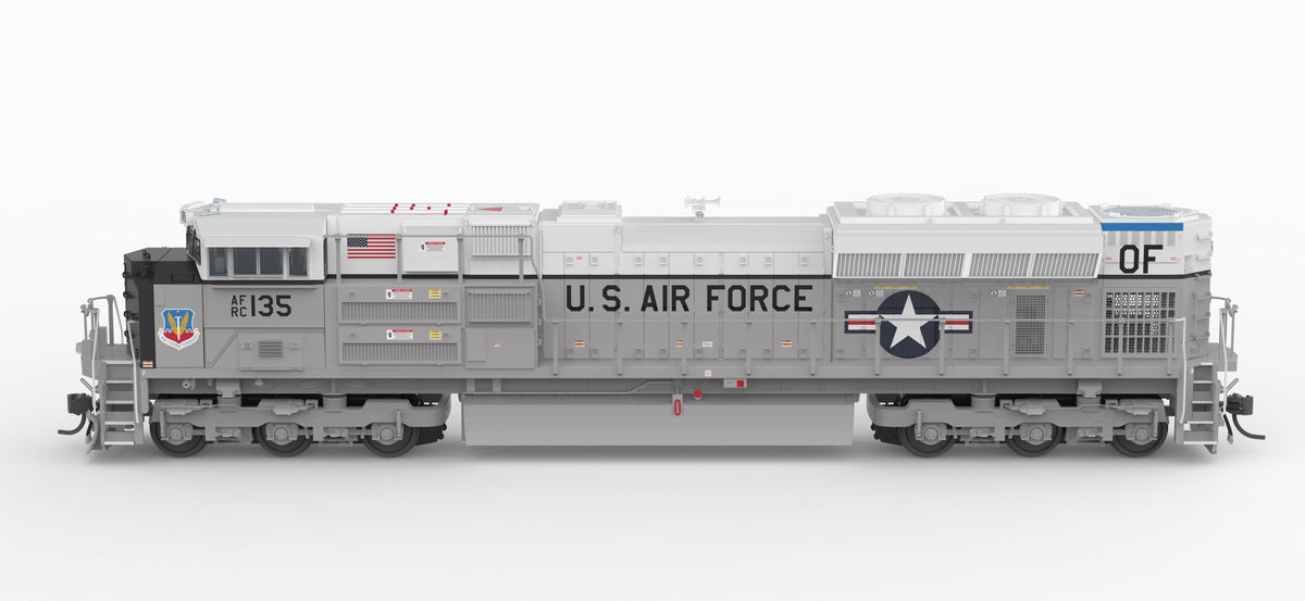 Broadway Limited Imports 10444 HO EMD SD70ACe, US Air Force #135 Fantasy Paint, No-Sound / DCC-Ready, HO - view 3