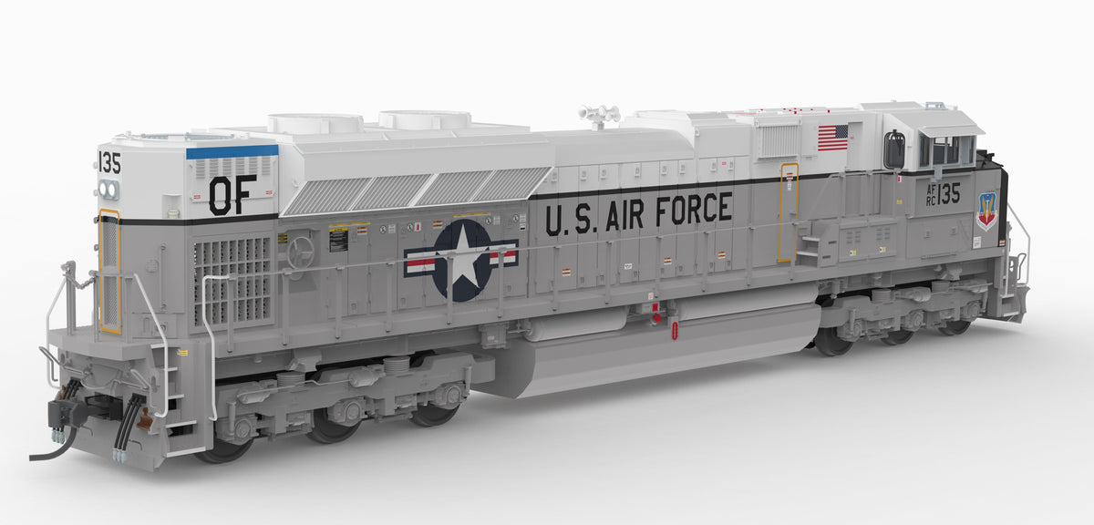 Broadway Limited Imports 10443 HO EMD SD70ACe, US Air Force #135 Fantasy Paint, Paragon4 Sound/DC/DCC, w/ Smoke, HO - view 5