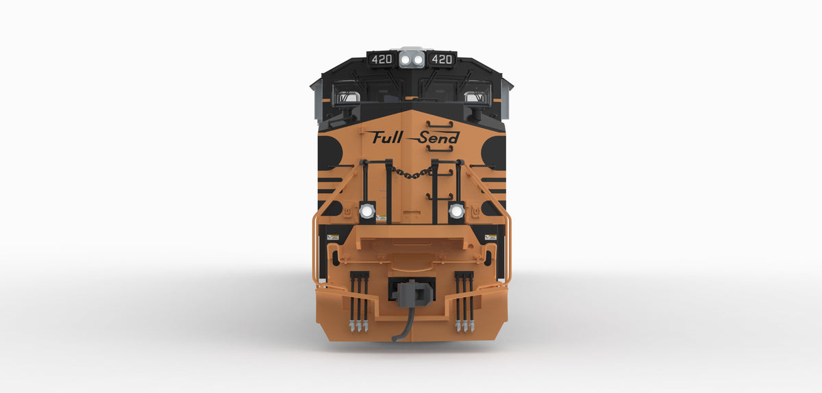 Broadway Limited Imports 10458 HO EMD SD70ACe, ES&D 422, "Full Send" 5-Stripe Scheme, No-Sound / DCC-Ready, HO (Hyce Trains) - view 2