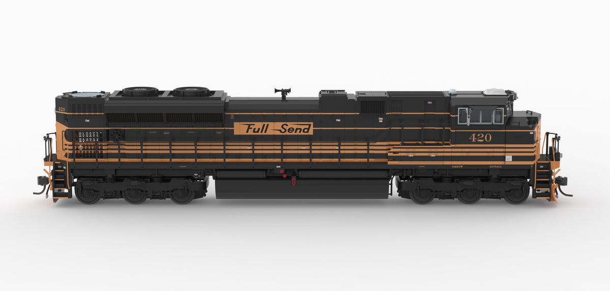 Broadway Limited Imports 10458 HO EMD SD70ACe, ES&D 422, "Full Send" 5-Stripe Scheme, No-Sound / DCC-Ready, HO (Hyce Trains) - view 6