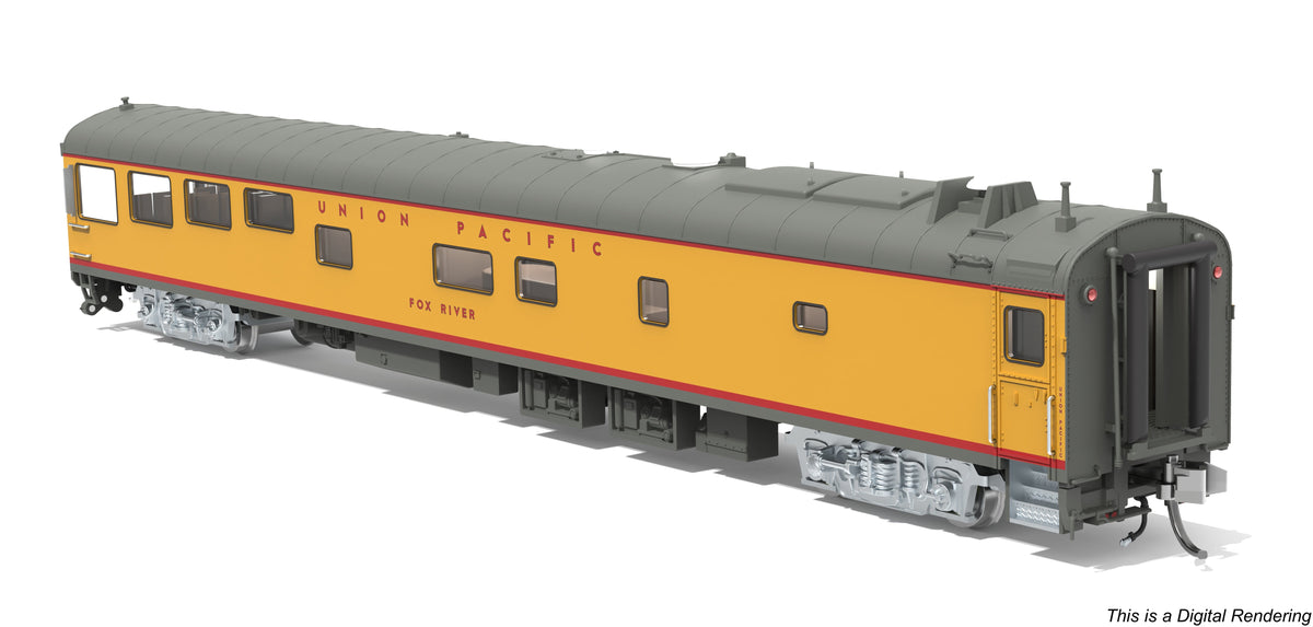 Broadway Limited Imports 10500 N Union Pacific "Fox River" Track Inspection Car, 1995-2006 Appearance