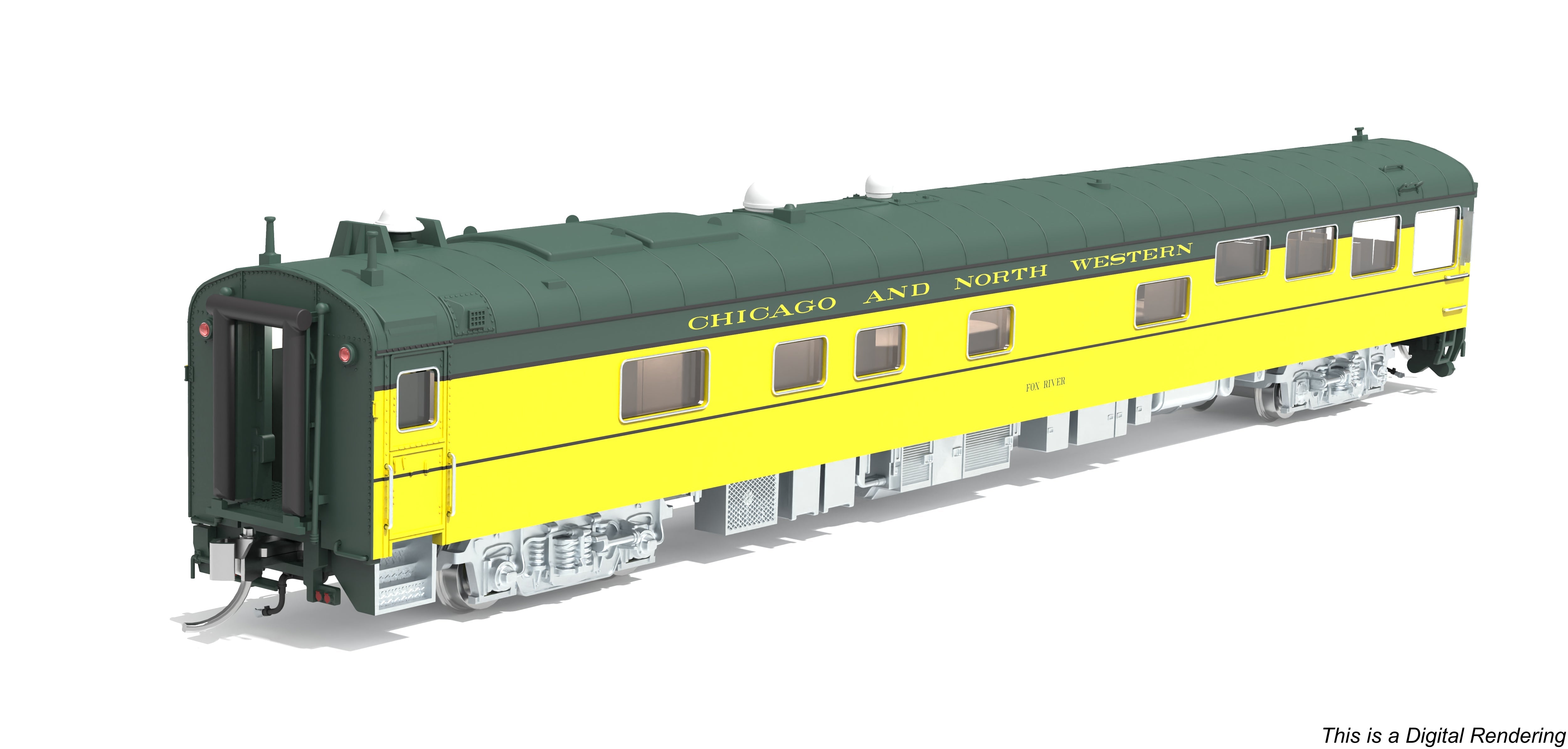 Broadway Limited Imports 10502 N Chicago & North Western "Fox River" Track Inspection Car
