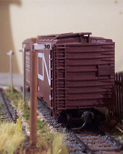 Osborn Models 3051 N Scale Osborn Model Kits 3051 N Mile Posts (6)