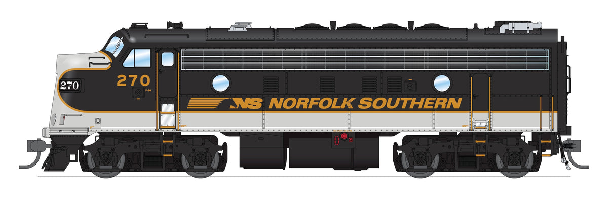 Broadway Limited Imports 10557 HO EMD F9A, Norfolk Southern #271, Tuxedo Scheme, Stealth Series, No-Sound / DCC-Ready