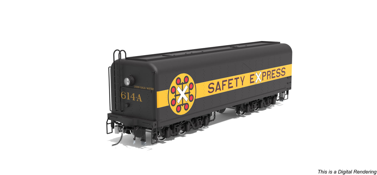 Broadway Limited Imports 10574 HO Chessie Safety Express Auxiliary Water Tender #614-A