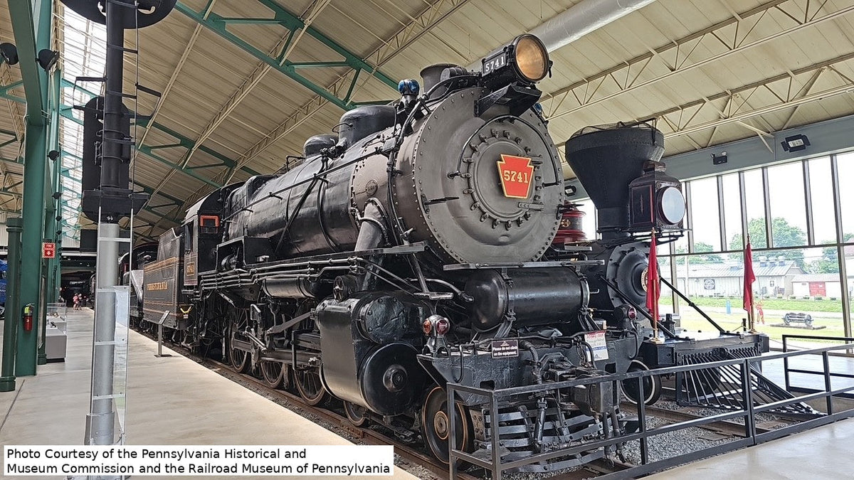 Pennsylvania Railroad G5 4-6-0 #5741 — prototype photo (BLI 10632)
