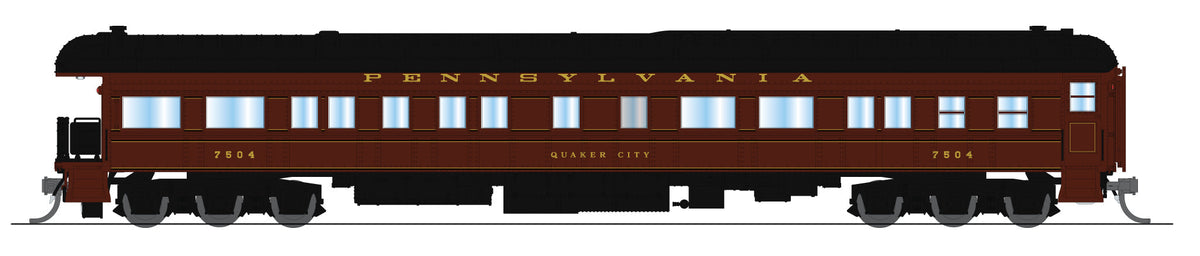 Broadway Limited Imports 10663 N Z74D Business Car, PRR #7504 "Quaker City", Late 1940's