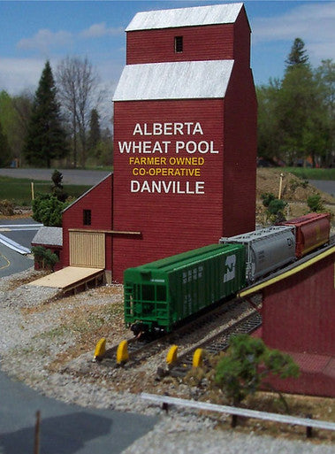 Osborn Models 3067 N Scale Osborn Model Kits N 3067 Grain Elevator Kit - 1 kit