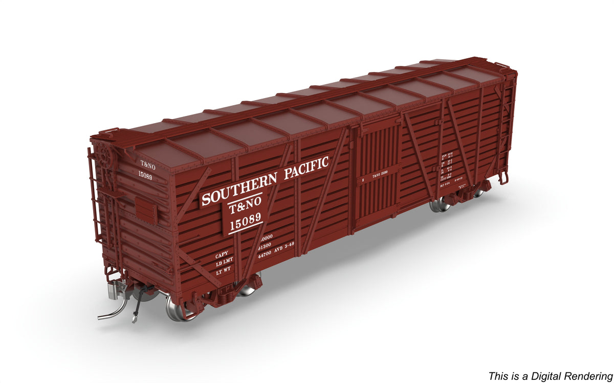 Broadway Limited Imports 10703 HO 40' Wood Stock Car, SP 15178, Hog Sounds