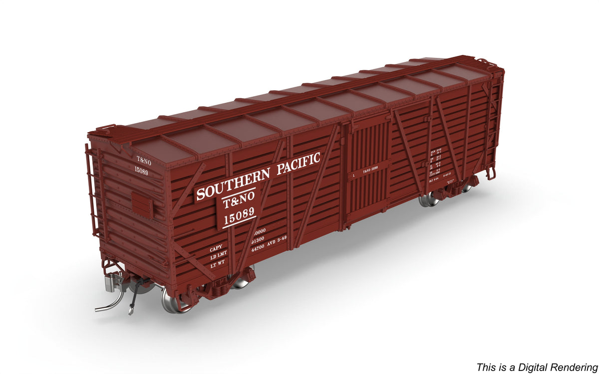 Broadway Limited Imports 10703 HO 40' Wood Stock Car, SP 15178, Hog Sounds