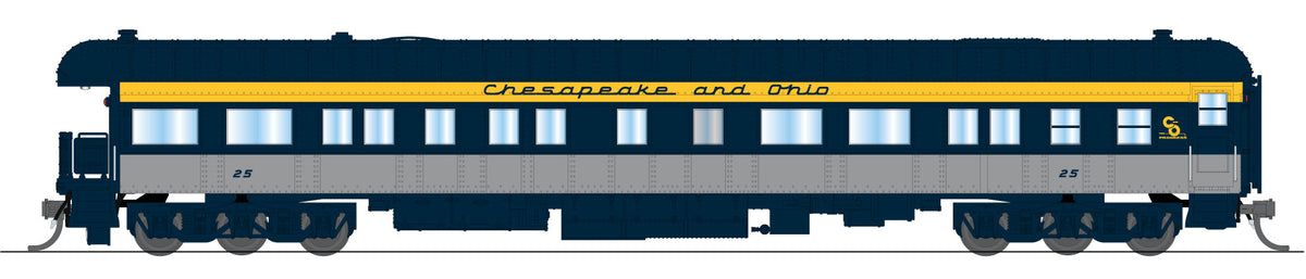 Broadway Limited Imports 10771 N C&O Heavyweight Business Car #25