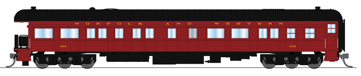 Broadway Limited Imports 10775 N N&W Heavyweight Business Car #200, 1950's Appearance