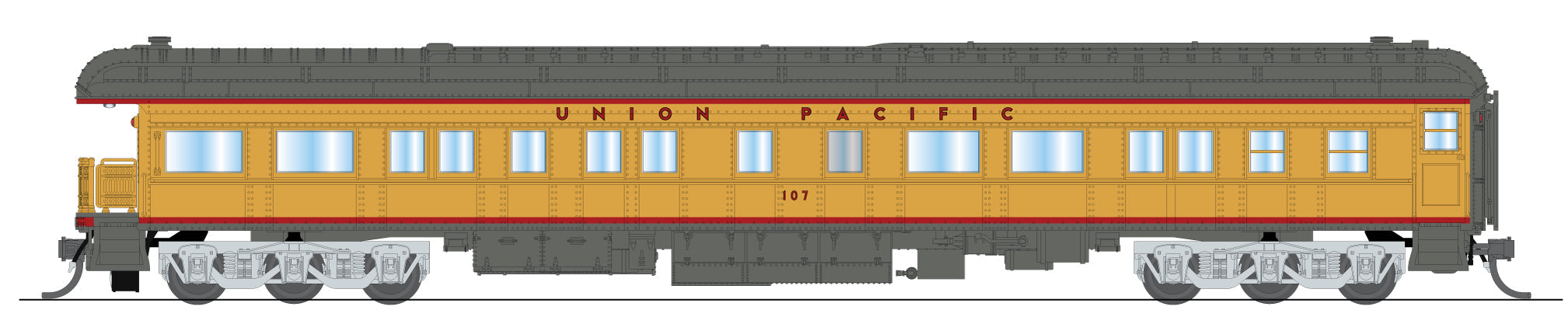 Broadway Limited Imports 10779 N Union Pacific Heavyweight Business Car #107