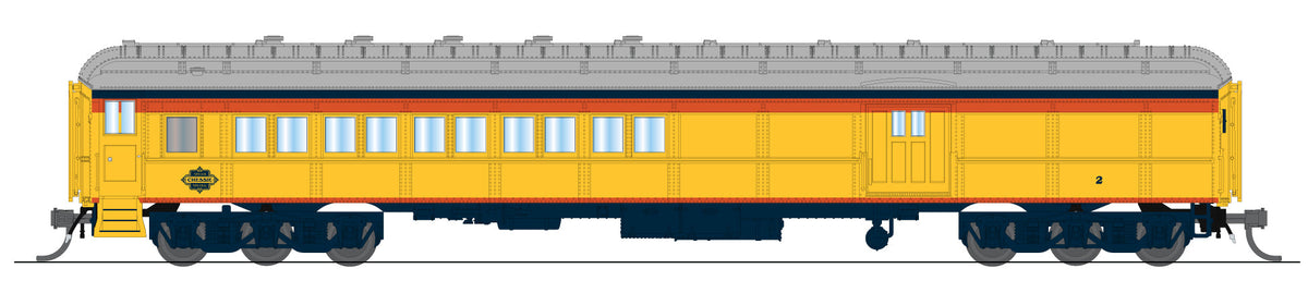 Broadway Limited Imports 10796 N Chessie Steam Special Heavyweight Coach-Baggage Combine #2