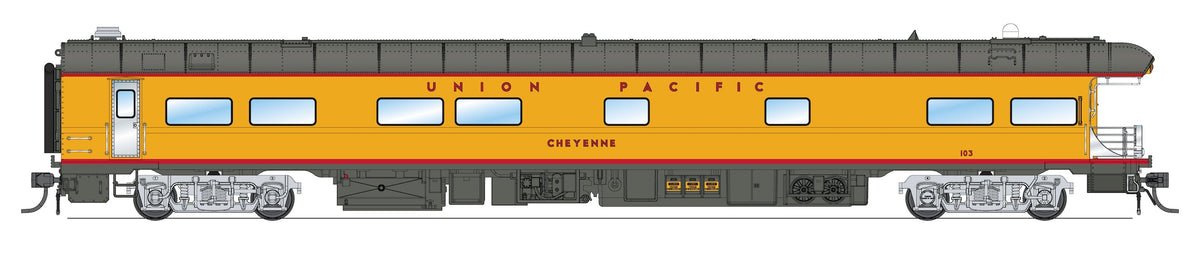 Broadway Limited Imports 10844 HO Union Pacific Business Car #103 "Cheyenne", 2011 Frontier Days Appearance