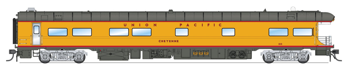 Broadway Limited Imports 10846 HO Union Pacific Business Car #103 "Cheyenne", 2016 Frontier Days Appearance