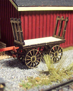 Osborn Models 1084 HO Scale Osborn Model Kits HO 1084 Baggage Cart Kit (2 Pack) - 2 carts