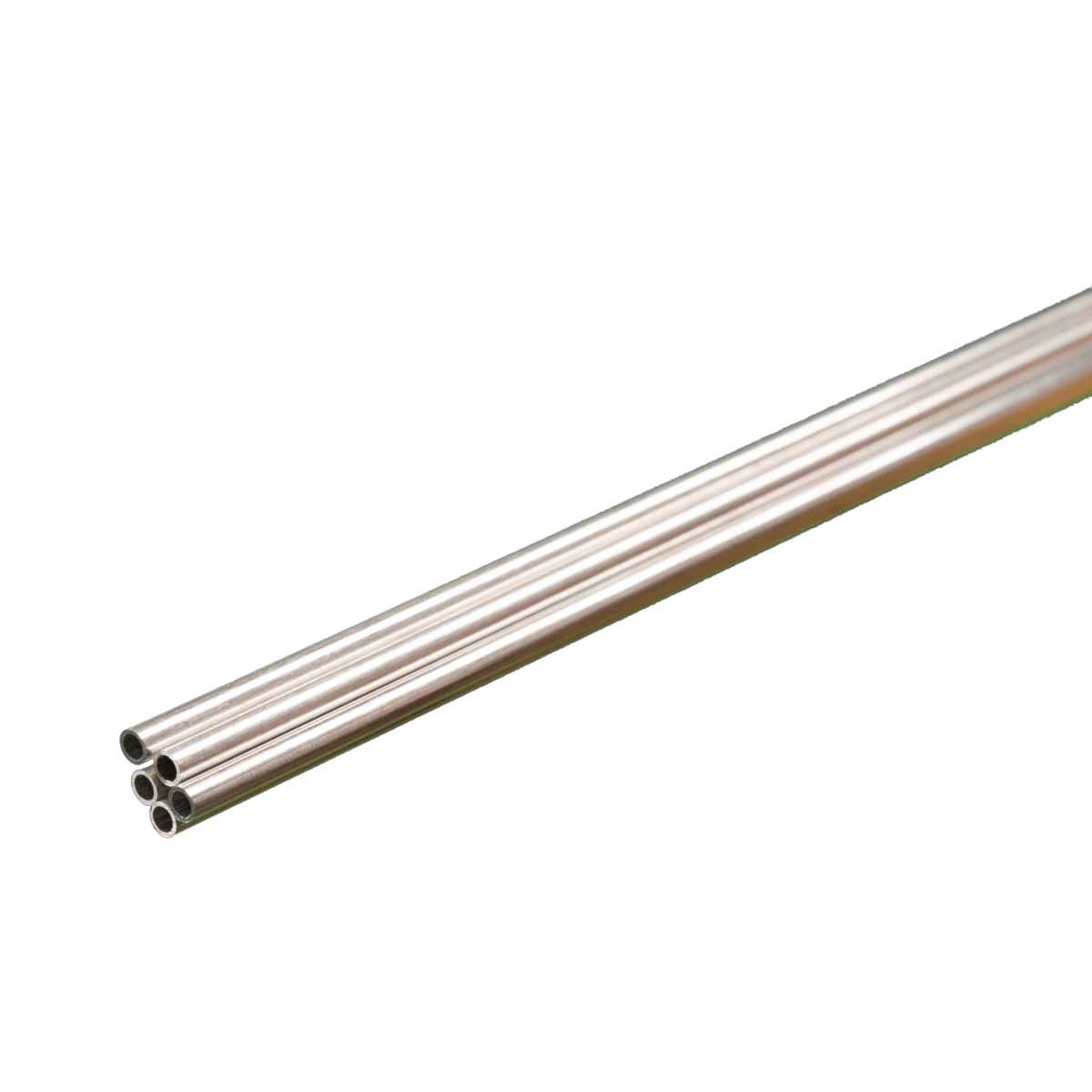 K&S 1109 Round Aluminum Tube 1/8" OD x 0.014" Wall x 36" Long (5 Pieces) - Oakville Model Trains Depot