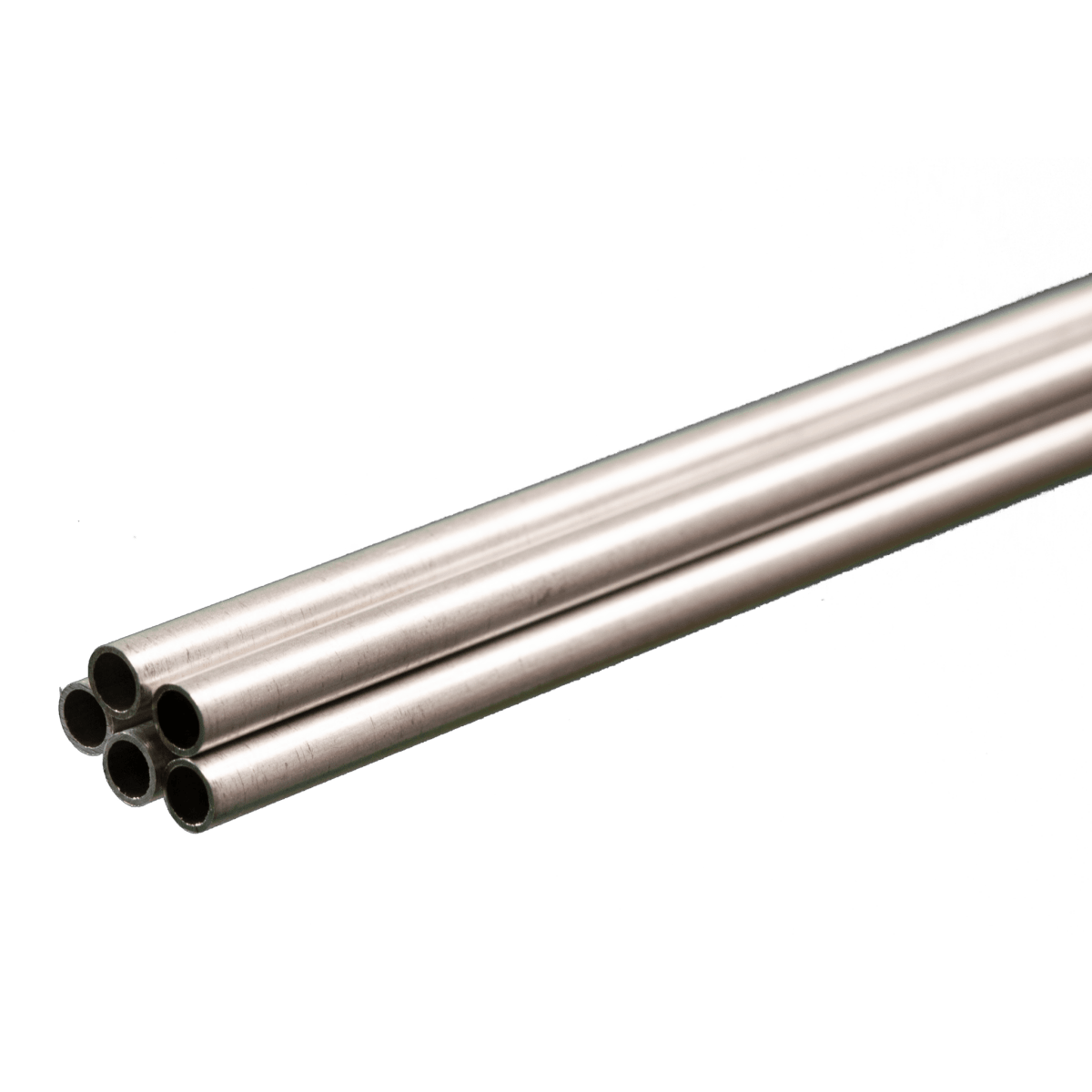 K&S 1110 Round Aluminum Tube 5/32" OD x 0.014" Wall x 36" Long (5 Pieces) - Oakville Model Trains Depot