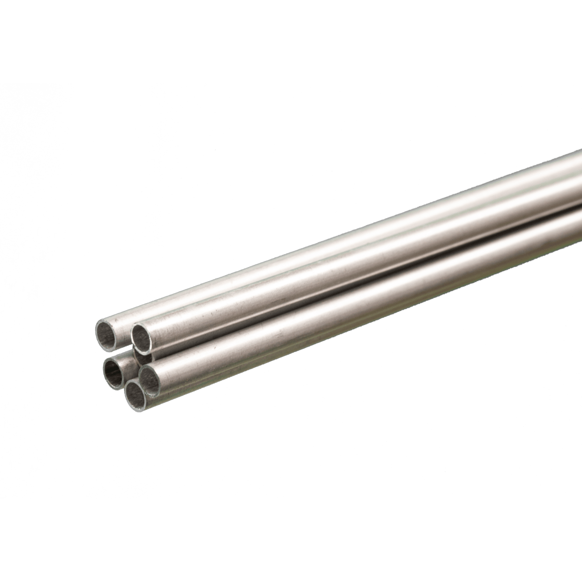 K&S 1111 Round Aluminum Tube 3/16" OD x 0.014" Wall x 36" Long (6 Pieces) - Oakville Model Trains Depot