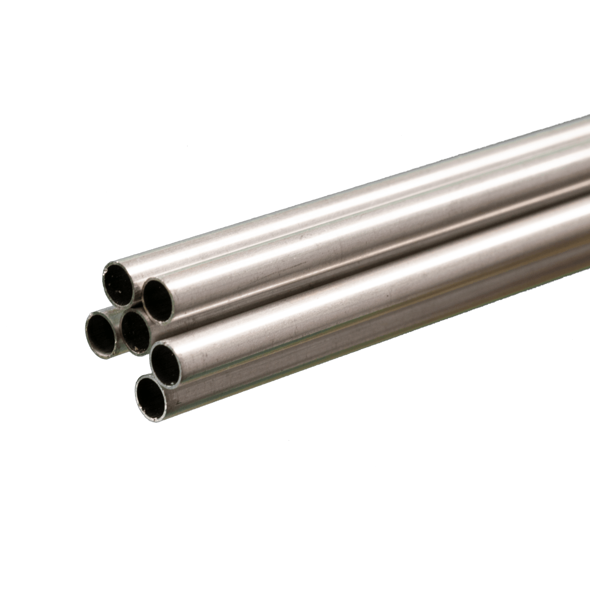 K&S 1112 Round Aluminum Tube 7/32" OD x 0.014" Wall x 36" Long (6 Pieces) - Oakville Model Trains Depot