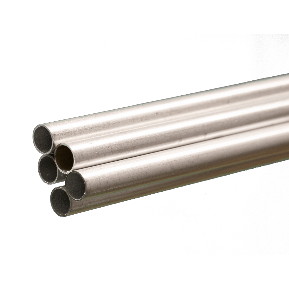 K&S 1113 Round Aluminum Tube 1/4" OD x 0.014" Wall x 36" Long (5 Pieces) - Oakville Model Trains Depot
