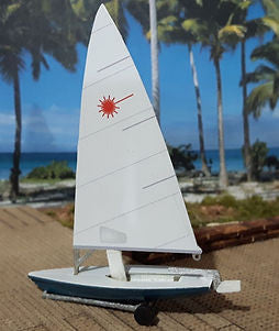Osborn Models 1129 HO Scale Laser Dinghy Sailboat (2 Pack) - 2 per package