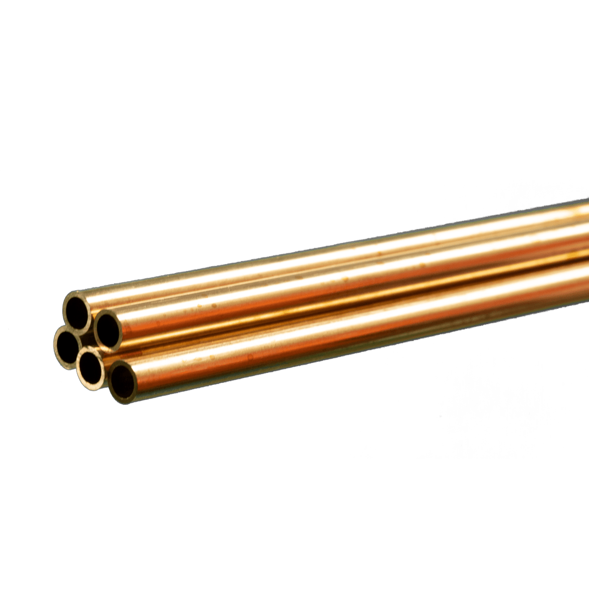 K&S 1146 Round Brass Tube 5/32" OD x 0.014" Wall x 36" Long (5 Pieces) - Oakville Model Trains Depot