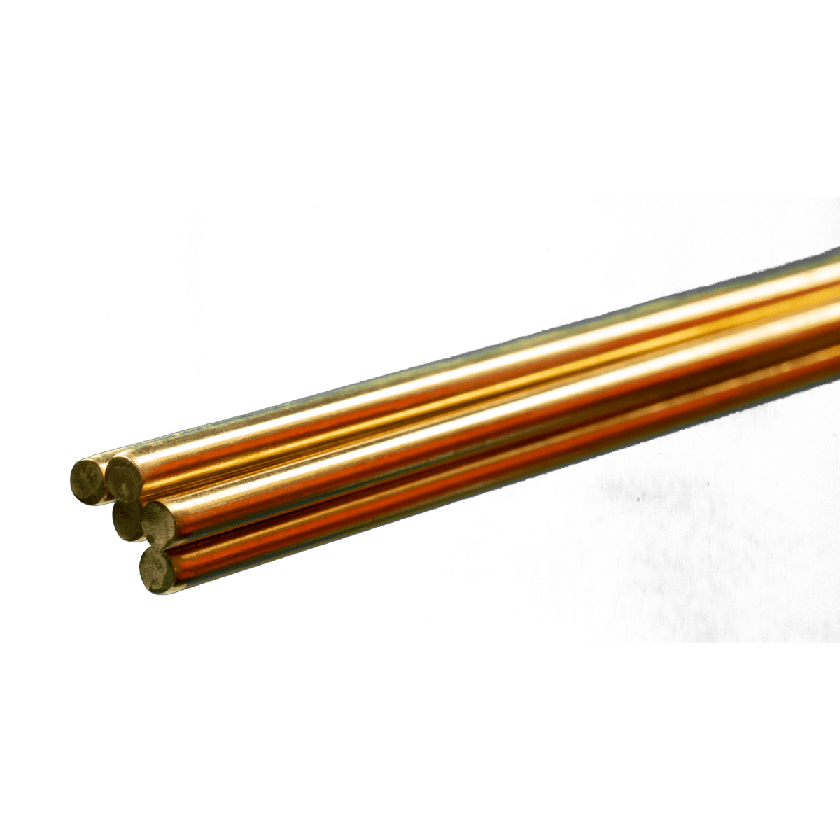 K&S 1164 Round Brass Rod 3/16" OD x 36" Long (5 Pieces) - Oakville Model Trains Depot