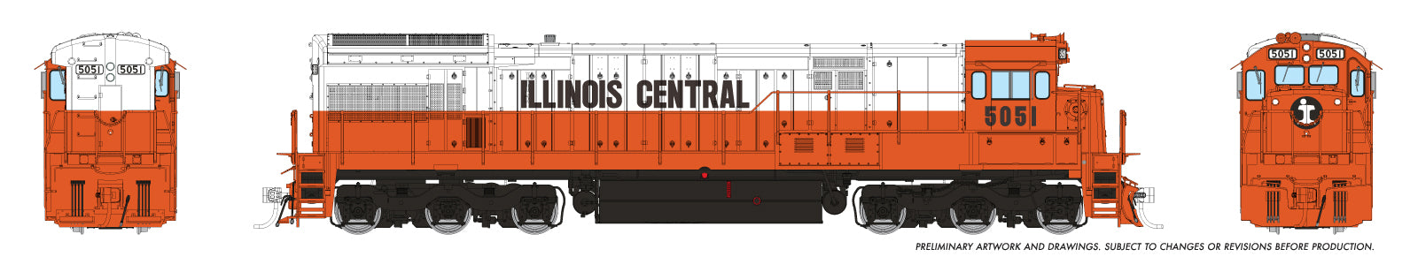 Rapido HO GE U36C (DC/Silent): N de M - Early Scheme: #8924