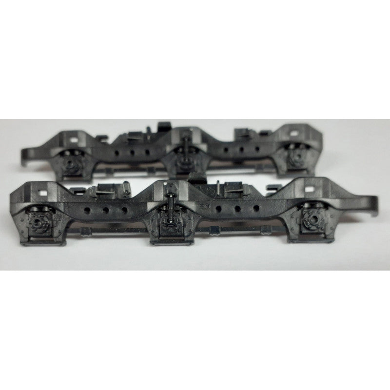 KATO CP37627-B HO Scale SD40-2 Early/Snoot Nose Truck Sideframes L+R (Black)