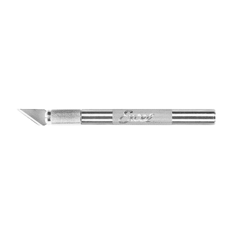 Excel 16002 K2 Medium Duty Round Aluminum Hobby Knife with Safety Cap