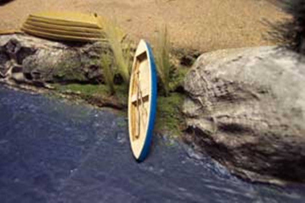 Osborn Models 3006 N Scale 16' Canoe - 2 canoes